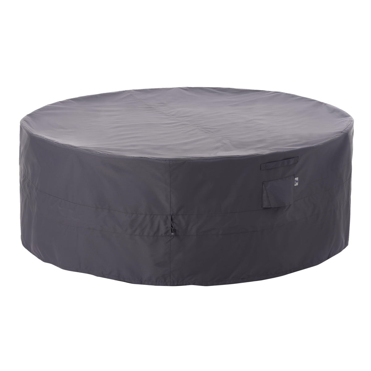 WJ-X3 Large Ripstop Patio Furniture Cover, 110 D x 31 H, Waterproof, UV Resistant, Anti-Fading Outdoor Cover for Round Dining Ta