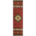 Phoenix Ph4 Red Southwestern Rug Runner 2' 3" X 7 ' 6"