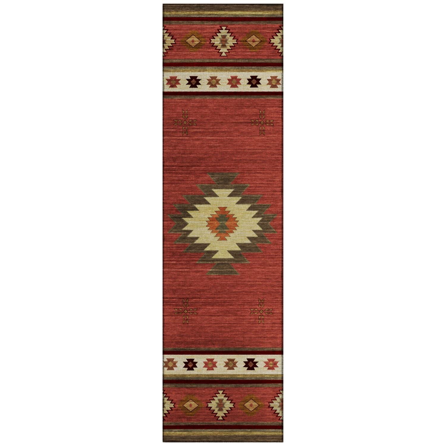 Phoenix Ph4 Red Southwestern Rug Runner 2' 3" X 7 ' 6"