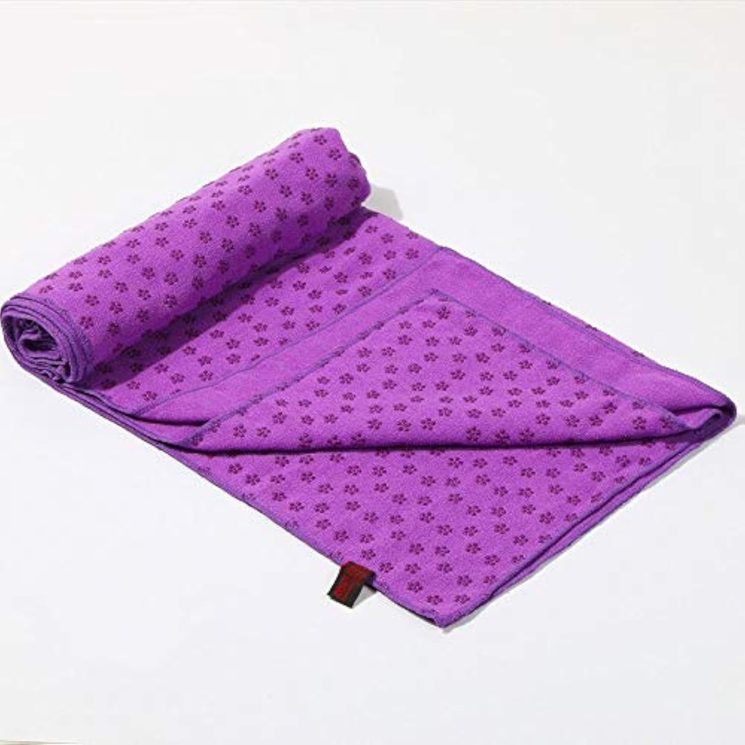 IntoBetterLife IBL-Yoga Towel, Hot Yoga Mat Towel - Sweat Absorbing Non-Slip for Hot Yoga, Pilates and Workout, 24x72 inches wit