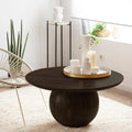 The Attic Pinto Coffee Table, Coffee Table For Living Room, Solid Wood Centre Table, Walnut Matte Finish