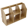 Student Desk Bookshelf, Multi Layers Design Scratch Resistant Compact Structure Simple Bookshelf Thicker Plate Simple Installati