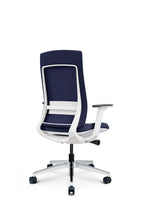 Elevate White With Blue Mesh