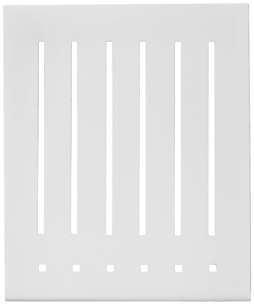 Spectrum Diversified Large Rectangle Bookends, White