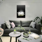 Canvas Prints Wall Art Lotus Floral Blossom Pictures For Modern Wall Decor Artwork Spirtual Meditation Prints On Canvas Wall Dec