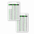 Temperature Conversion Chart Vertical Badge Id Card Pocket Reference Guide