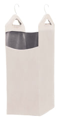 The Fine Living Co. Hanging Laundry Hamper Bag for Closet, Heavy Duty Hanging Closet hamper, Closet Laundry Basket with 2 Strong