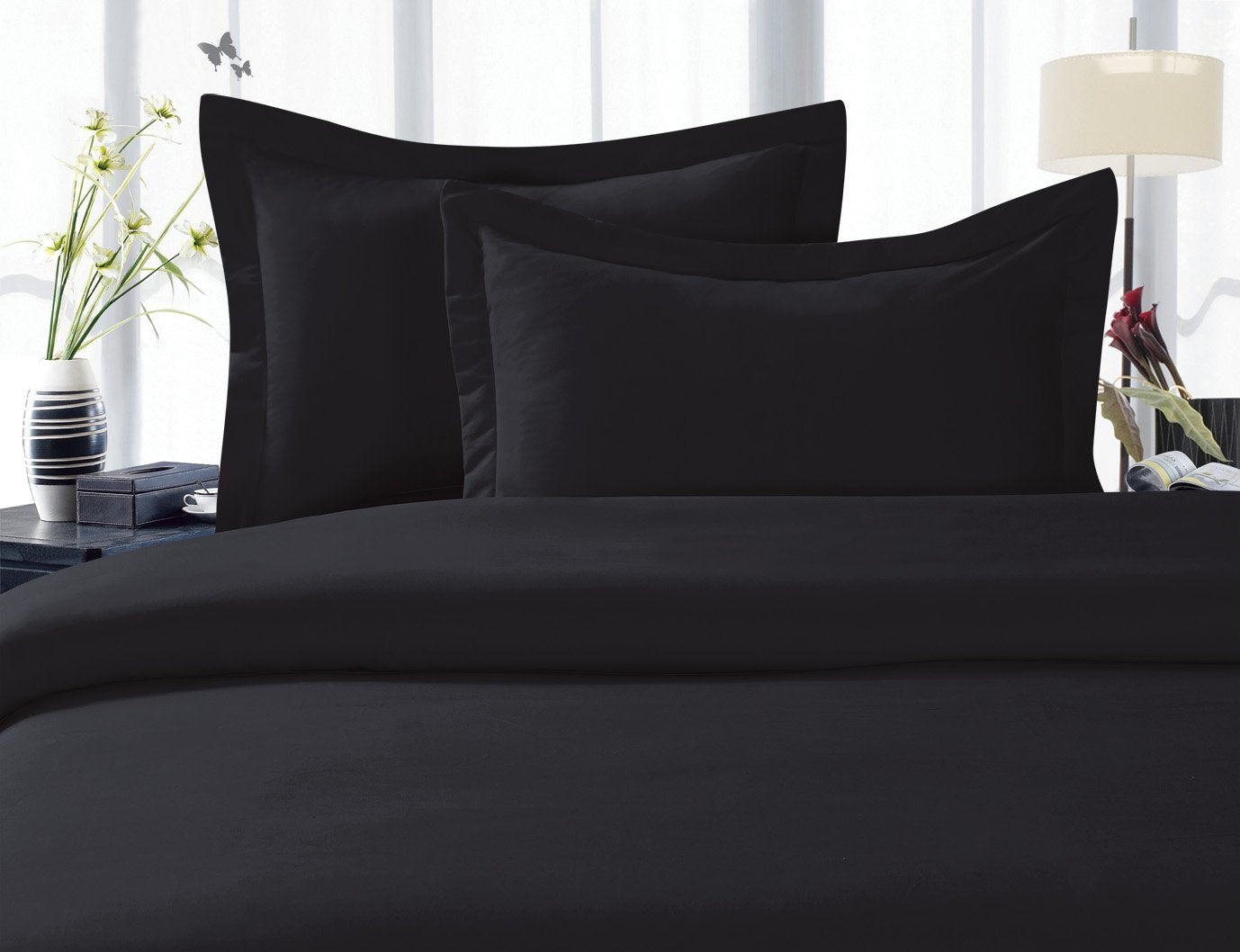 Elegant Comfort Elegance Linen 1500 Thread Count Wrinkle Resistant Ultra Soft Luxurious Egyptian Quality 2-Piece Duvet Cover Set