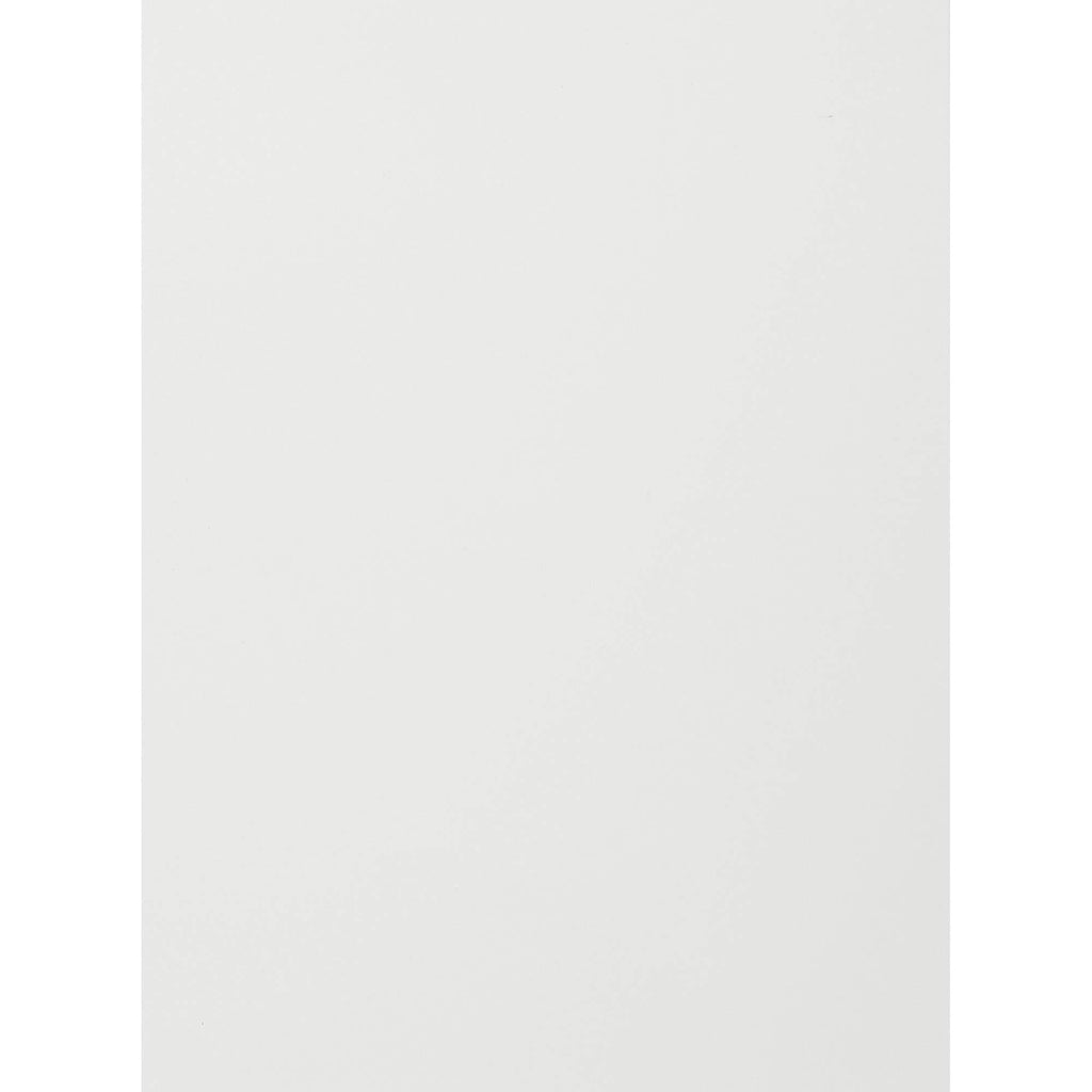 HomeRoots White and Grey Two Toned Oval Design Support with Rectangular Glass Top Dining Table