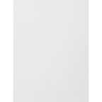 HomeRoots White and Grey Two Toned Oval Design Support with Rectangular Glass Top Dining Table