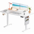 Marsail 55x28 Electric Standing Desk - Adjustable Height Computer Desk with Memory Presets, Storage Bag & Cable Management for H