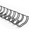 Totiyea 50 Pack Double Loop Wire Binding Spines,1 Inch Diameter,2:1 Pitch,21-Loop, Black, 220 Sheets Capacity, Letter Size