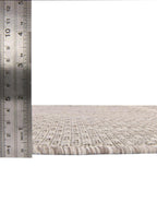 Unique Loom Outdoor Solid Collection Area Rug (5' 3'' X 8' Oval Beige/Ivory)