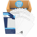 White Comic Book Dividers (200 Pack) | 30Pt Polyethylene Plastic, Bins, Cabinets, Library Dividers, Comic Book Boards For Fabric