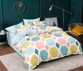 The Home Style Super Soft Glace Cotton King Size Ac Comforter/Blanket/Zipper Duvet For Double Bed For All Weathers/Seasons(Desig