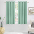 Mysky Home Blackout Curtain For Bedroom, Grommet Room Darkening Curtain, Amazing Triple Weave Thermal Insulated Curtain, 1 Curtain Panel, 52 X 63 Inch, Black