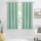 Mysky Home Blackout Curtain For Bedroom, Grommet Room Darkening Curtain, Amazing Triple Weave Thermal Insulated Curtain, 1 Curtain Panel, 52 X 63 Inch, Black
