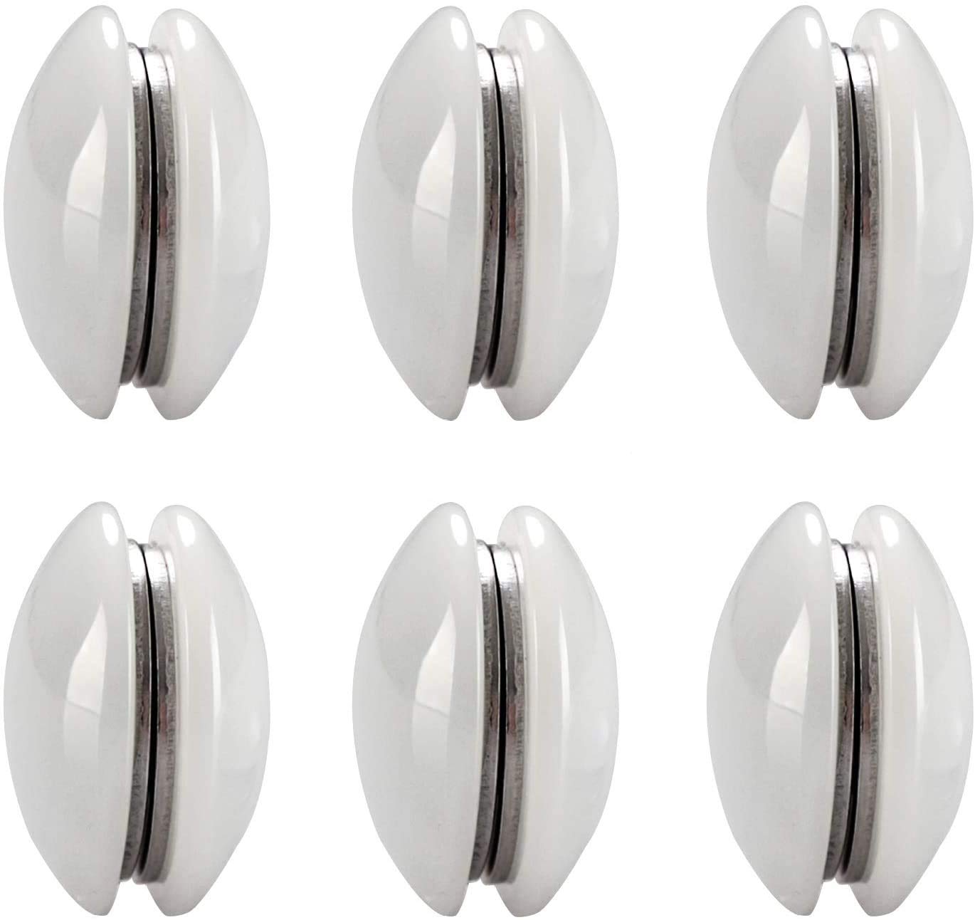 N&Y HOME Magnetic Shower Curtain Weights 6 Sets (Pack of 12)