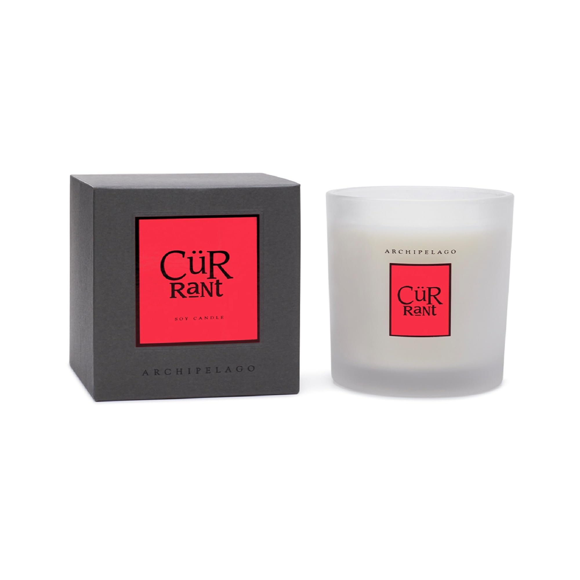 Archipelago Botanicals Hand-Poured Soy Wax Blend Scented Candle with Fragrance Oils, Lead-Free Cotton Wicks, Glass Candle Jar wi