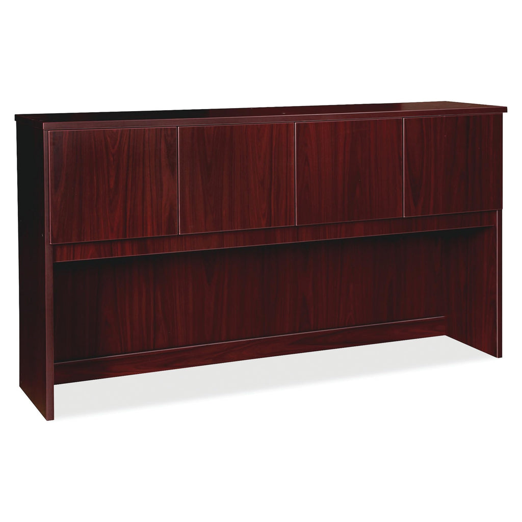 Lorell Prominence 2.0 Mahogany Laminate Hutch