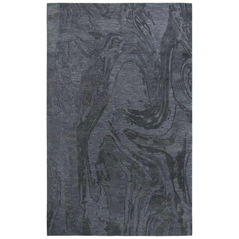 Rizzy Home Alora Decor Emerson 9' X 12' Dk.Grey/Gray/Rust/Blue Hand-Tufted Area Rug