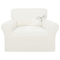 Easy-Going 100% Waterproof Chair Couch Cover, Dual Waterproof Sofa Cover, Stretch Jacquard Sofa Slipcover, Leakproof Furniture Protector For Kids, Pets, Dog And Cat (Chair, Cream)