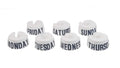 Deluxe Weekly Hanger Markers - Quickly Identify Which Outfit To Wear For Each Day Of The Week