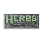 Stupell Home D  cor Herbs Chalkboard Look Typography Kitchen Wall Plaque, 7 x 0.5 x 17, Proudly Made in USA