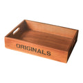 Myaddiction Wood Tray Vanity Storage Tray Rectangle Serving Tray For Office Bedroom Desk