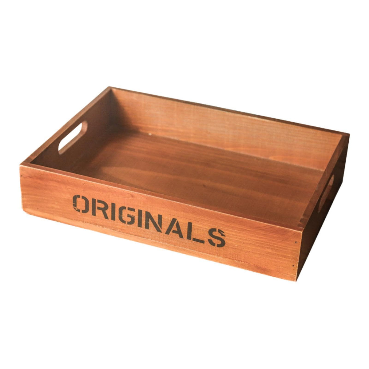 Myaddiction Wood Tray Vanity Storage Tray Rectangle Serving Tray For Office Bedroom Desk