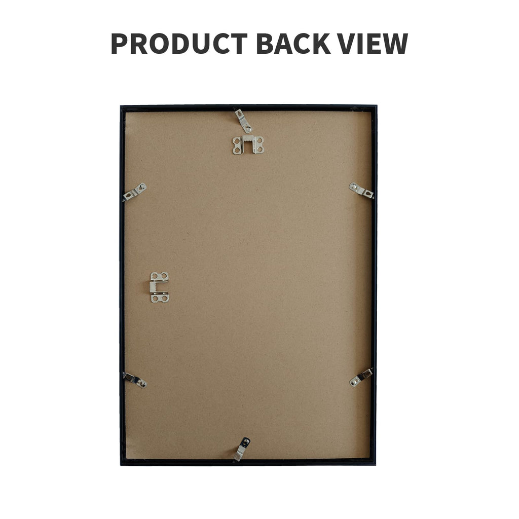 Lyyyxgyp A3 Black Metal Picture Frame 2 Pack 11.7X16.5 In Aluminum Alloy Photo Frame Gallery Poster Frame With Plexiglass For Wa