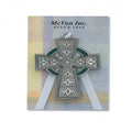Pewter Celtic Crib Cross (McVan 147-44) - Carded