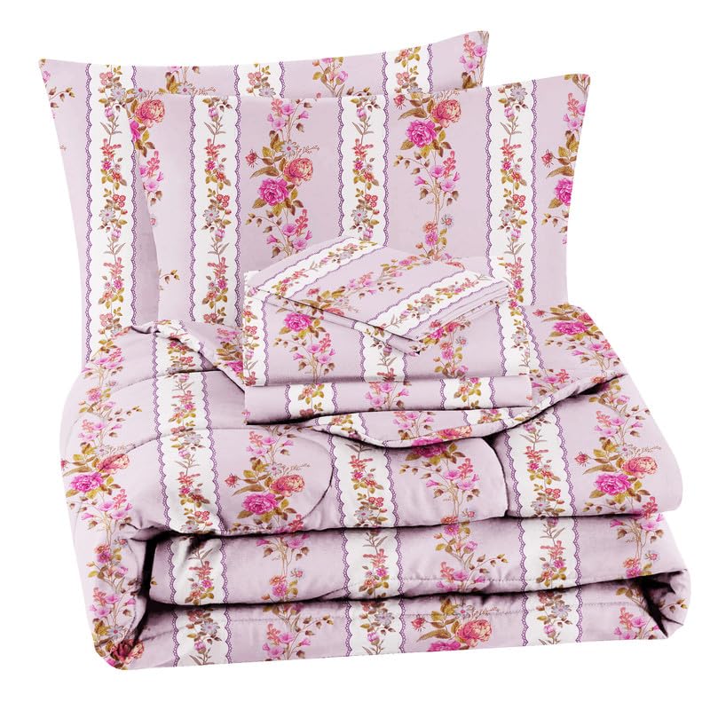 Bsb Home Super Soft Glace Cotton King Size Ac Comforter Ii Blanket Ii Duvet For Double Bed With 1 Flat Bedsheet And 2 Pillow Cov