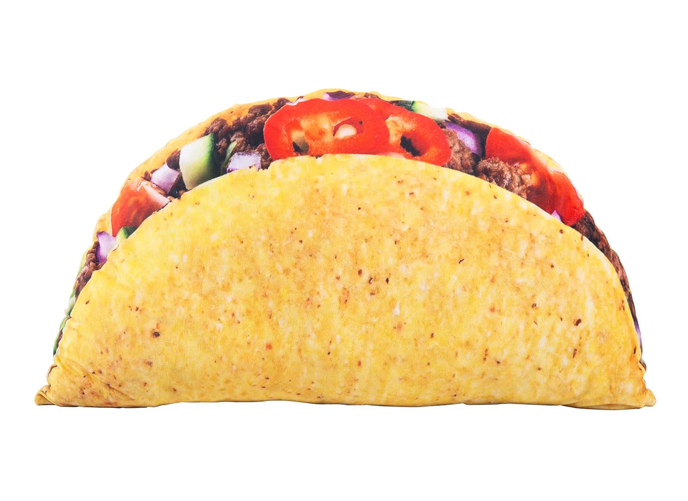 ZIGFRUIT Taco Plush Pillow Mexican Food Funny 3D Giant Food Plush Stuffed Pillow Novelty Throw Cushion Stuffed Animal Toy 23
