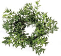 Boxwood Candle Ring | 2 inch Center | Greenery Wreath | 6 inch