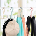 Mechdel 360 Degree Rotatable Hook Closet Hanging Organizer Hangers,(Multicolor) 3 Pcs