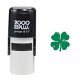 St. Patrick'S Day Four Leaf Clover 2000 Plus Self Inking Teacher Rubber Stamp - Green Ink
