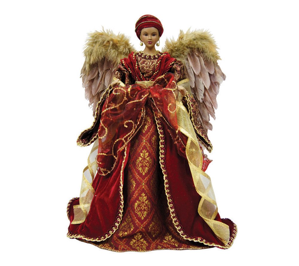 Santas Workshop 3078 Aa Diva Angel Tree Topper, 16,