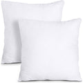 Utopia Bedding Throw Pillows Insert (Pack Of 2, White) - 20 X 20 Inches Bed And Couch Pillows - Indoor Decorative Pillows