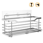 Odesign Transparent Adhesive For Shower Caddy Basket And Bathroom Shelf [2 Pack]