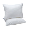 Amazon Basics Down Alternative 2 Bed Pillows with 2 Pillow Protectors for Back and Stomach Sleepers, Breathable, Soft Density, S