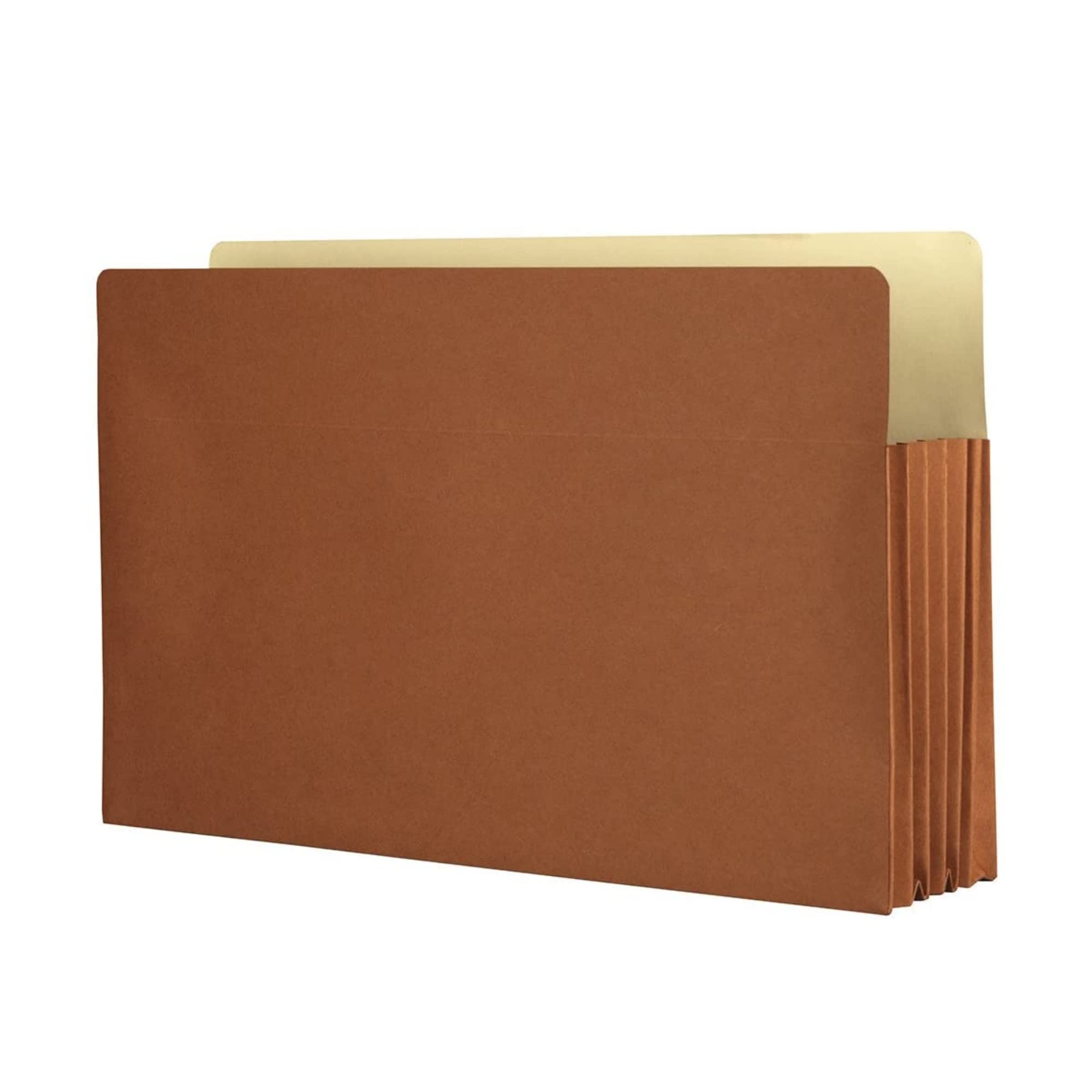 The File King Expanding Accordion File Folder - Legal Size | Box Of 50 Redropes | 5.25    Expansion | Store And Organize Papers