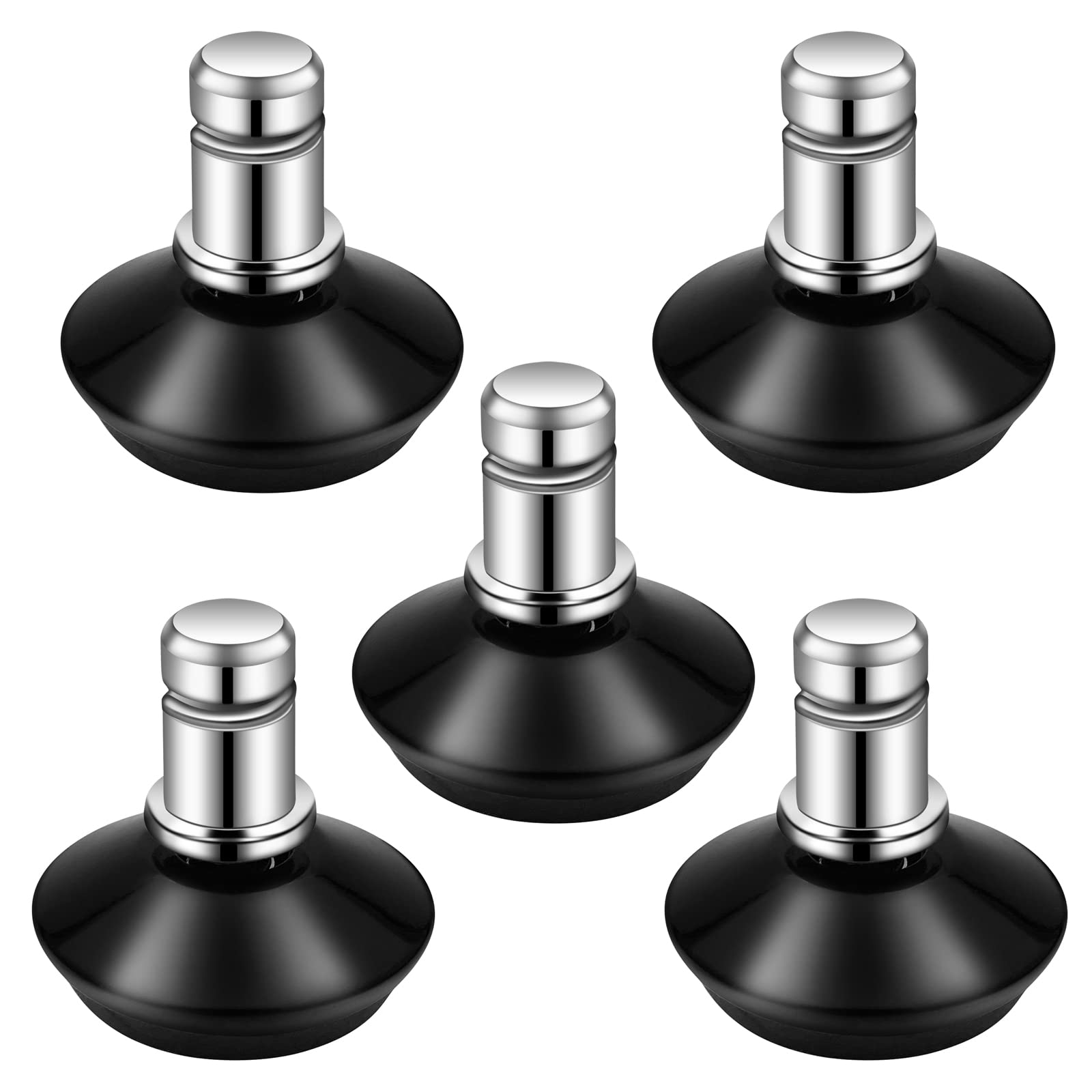uvce Bell Glides Replacement Office Chair Swivel Caster Wheels to Fixed Stationary Castors