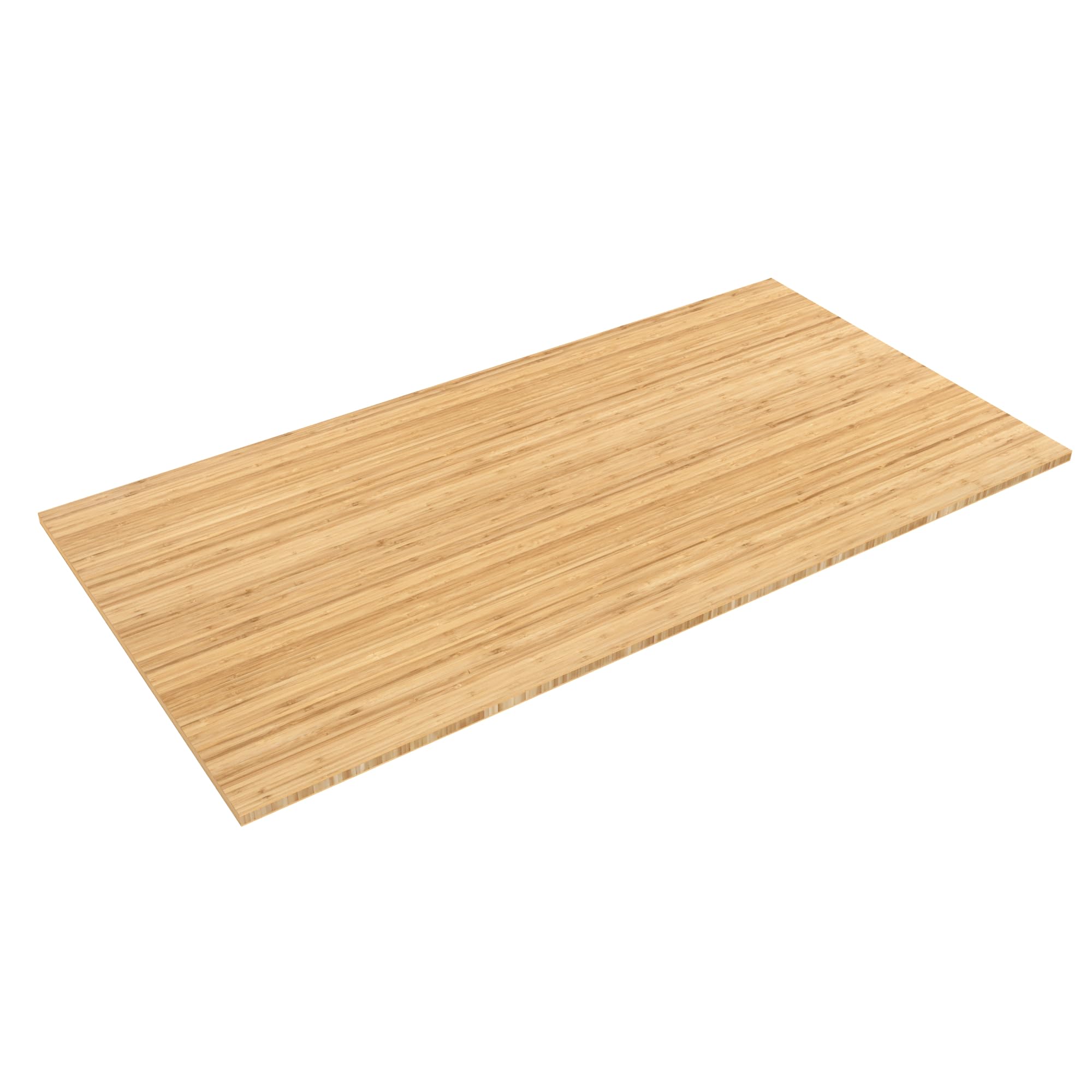 Flexispot Whole Piece Bamboo 55'X28' Desktop Height Adjustable Desk Rectangular Tabletop