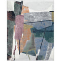 Essentials Abstract Orange, Sage, Blue, Gray, Ivory And Mauve Olefin Area Rug
