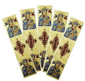 Set Of 5 Tapestry Religious Bookmark Madonna And Child Perpetual Help Icon 9 Inch