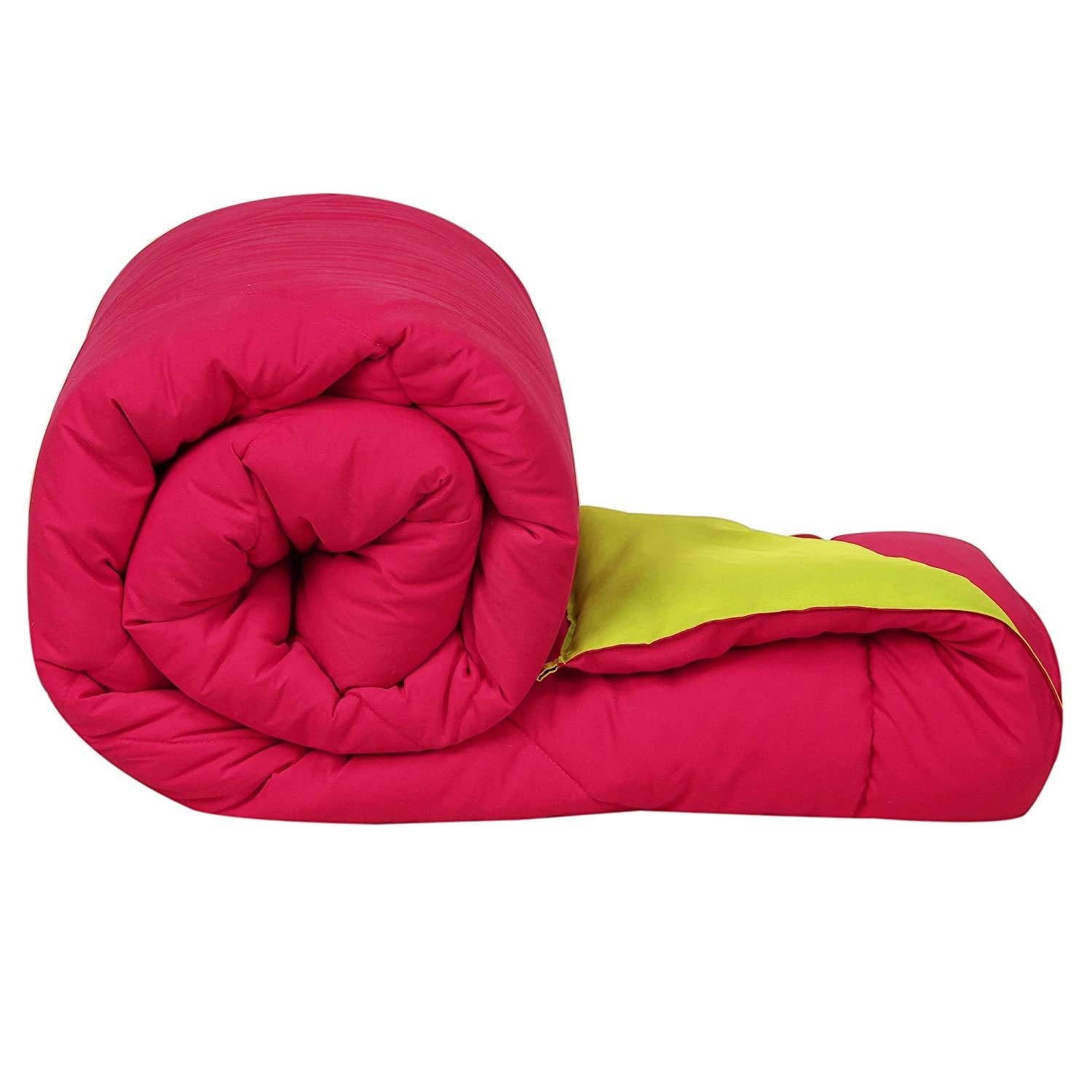Svt Microfiber 200Tc Comforter (Single Bed_Pink & Green)