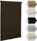 MYshade Cordless Blackout Window Blinds & Shades Pull Down Room Darkening Window Shades Light Blocking Honeycomb Cellular Shade 