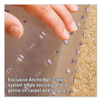 CHAIRMAT,36X48,W/Lip,INTM