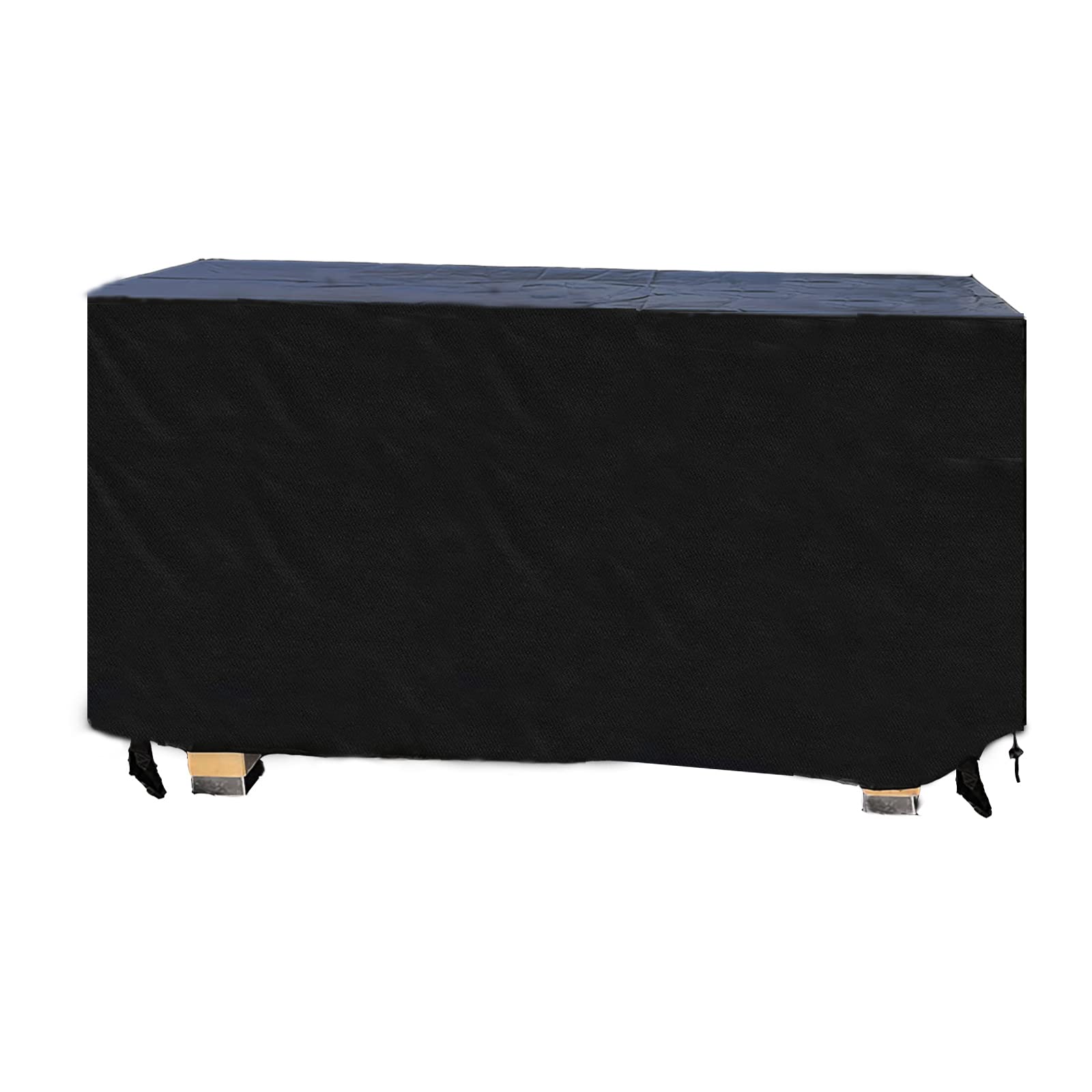 Ywwqybyq Table Cover,51''(L) X 29''(W) X 28''(H),Outdoor Lawn Waterproof Garden Furniture Cover,Durable Windproof, Fits Rectangl